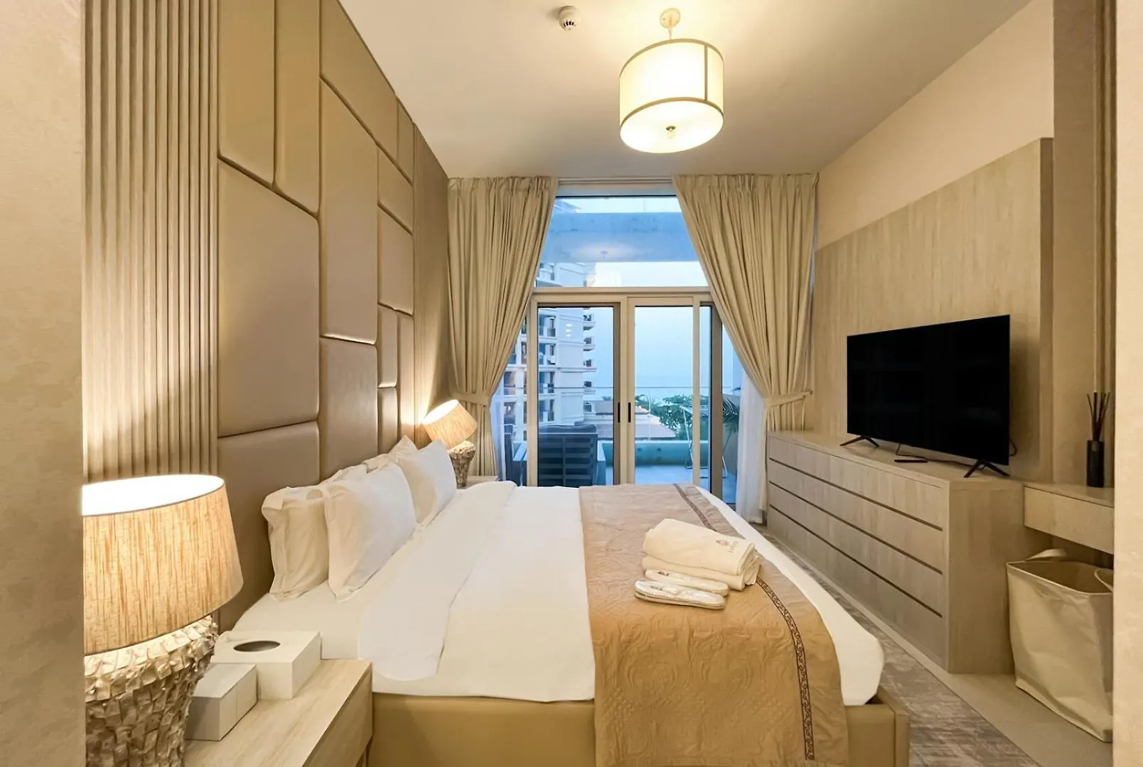 Livbnb-Premium 1B With Burjalarab Views In Mina Dubai Daire